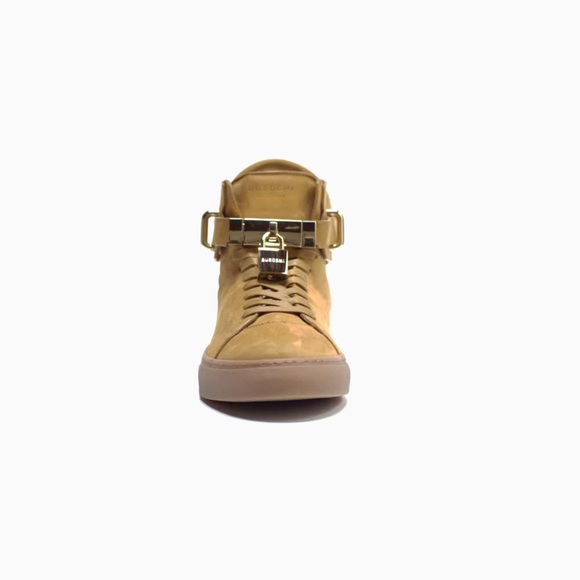 Buscemi 100mm Sneakers. Gum Wheat. - Picture 3 of 5